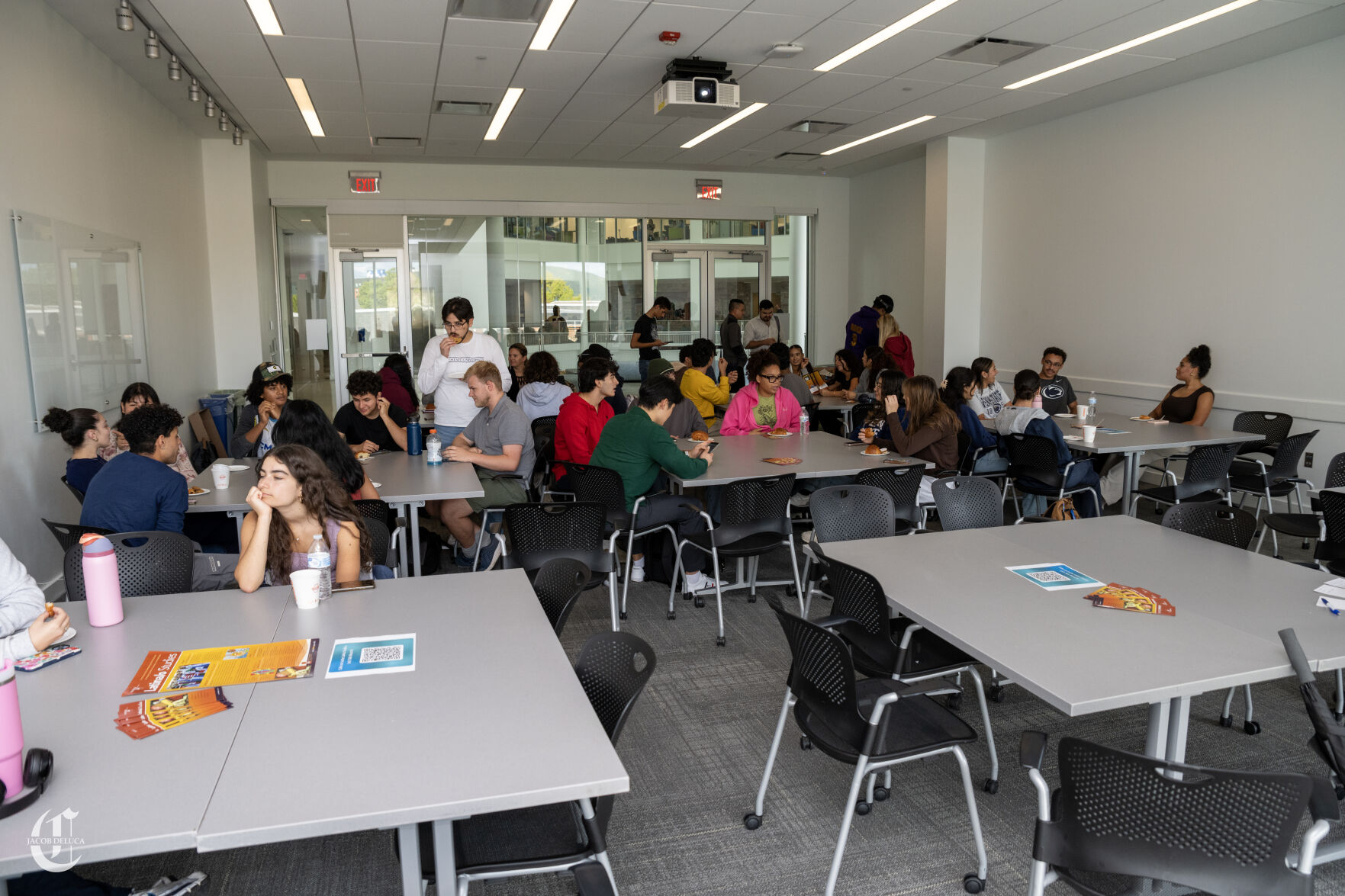 Latino Caucus' Cafe Con Leche, Wide Shot